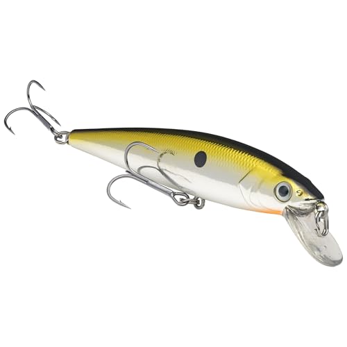 Strike King KVD Jerkbait 2 Hook - color: Chrome Gold Black, size: 4.5 in, 3/8 oz