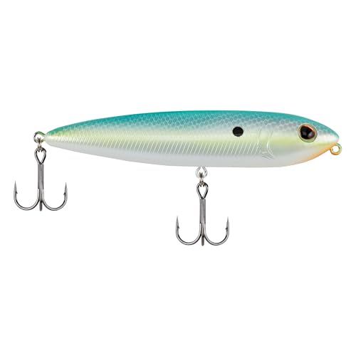 Berkley Choppo Topwater Fishing Lure, Ghost Bluegill, Size 90, Cupped Propeller Tail for Balance of Sound and Spray, Equipped with Sharp Fusion19TM Hook - color: Ghost Bluegill, size: 90mm - 1/2 oz