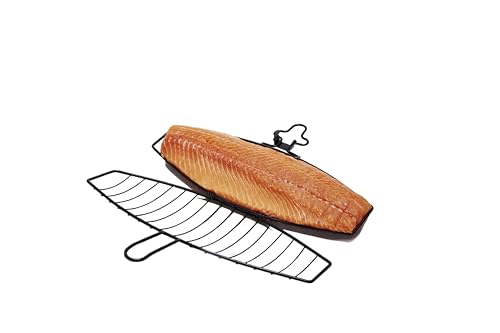 GrillPro 21015 Detachable Handle Fish Basket, Chrome - style: Fish Basket