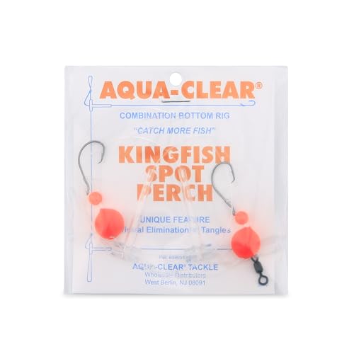 Aqua-Clear Hi-Lo Combo Rig - Bead/Float - color: Red, style: Demon Circle