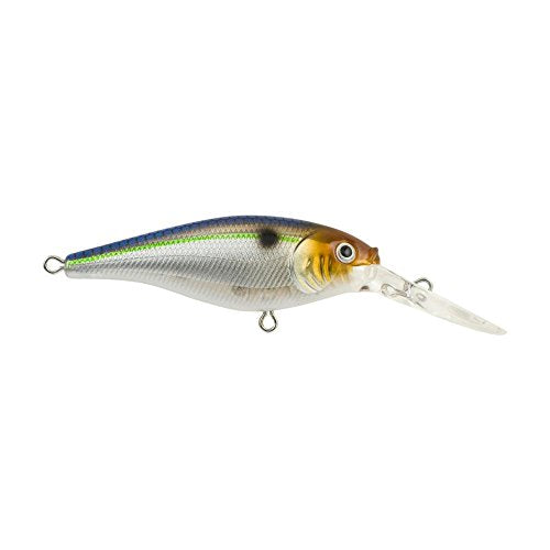 Berkley Flicker Shad Fishing Lure, Blue Smelt, 3/16 oz, 2in | 5cm Crankbaits, Size, Profile and Dive Depth Imitates Real Shad, Equipped with Fusion19 Hook - color: Blue Smelt, size: 2in - 3/16 oz