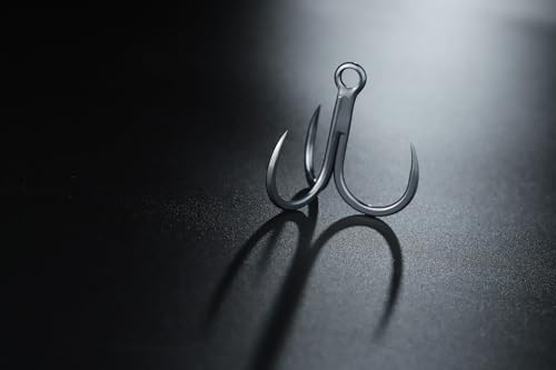 BKK GT-REX Barbless Treble Hook | 7X | Saltwater Ultra-Antirust Coating | Hand Ground | Popping & Stick Baits - size: 5/0#