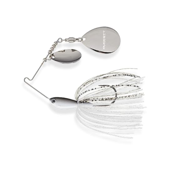 Duckett Fishing Waterslash Double Colorado Spinnerbait, Compact Fishing Lure, Durable in Heavy Cover - color: Baitfish, size: 3/8 oz