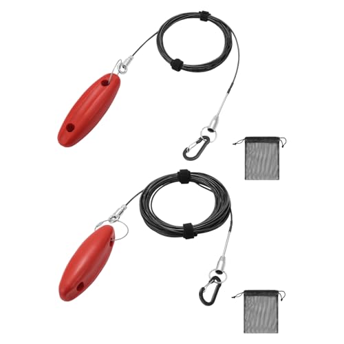 Fishing Fish Stringer Fish Needle Hook Stringer with Coated Stainless Steel Cable for Saltwater Freshwater - size: 8M