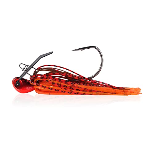 Berkley SlobberKnocker Fishing Jig, 3/8 oz, Hot Craw - color: Hot Craw, size: 3/8 oz - 4/0 Hook Size