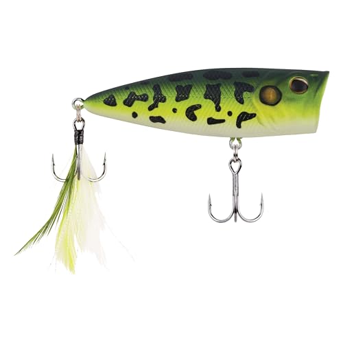 Berkley Choppo Topwater Fishing Lure, Ghost Bluegill, Size 105, Cupped Propeller Tail for Balance of Sound and Spray, Equipped with Sharp Fusion19TM Hook - color: Ghost Bluegill, size: 105mm - 3/4 oz