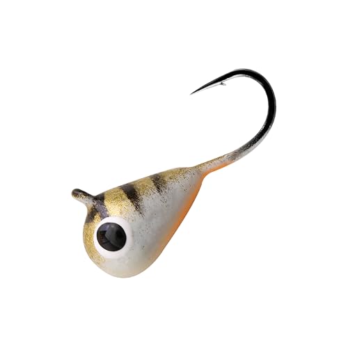 10 Pieces 3.0-6.0mm Teardrop Tungsten Ice Jig - color: TG04 Bronze Tiger Glow, size: TIJ02 4MM 10PCS