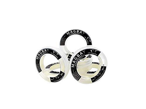 MagBay Lures 100% Pure Fluorocarbon Leader Line - Saltwater & Freshwater Invisible Fluorocarbon Fishing Leader Line, Strong Performance 150, 130, 100, 80, 60 & 40 lbs 33 Yard - size: 130lbs