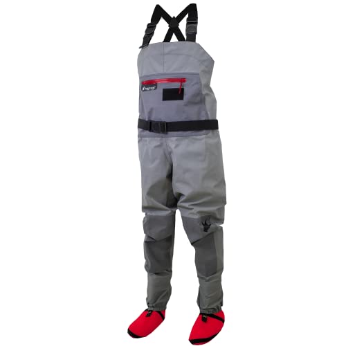 FROGG TOGGS Youth Hellbender PRO Stockingfoot Waterproof Fishing Chest Wader for Fishing - size: Small