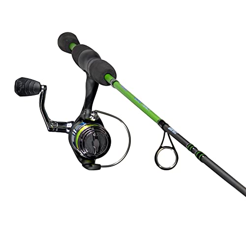 Lew's Crappie Thunder Spinning Reel and Fishing Rod Combo, 2-Piece IM6 Graphite Blank, Right or Left-Hand Retrieve - style: 6'6"