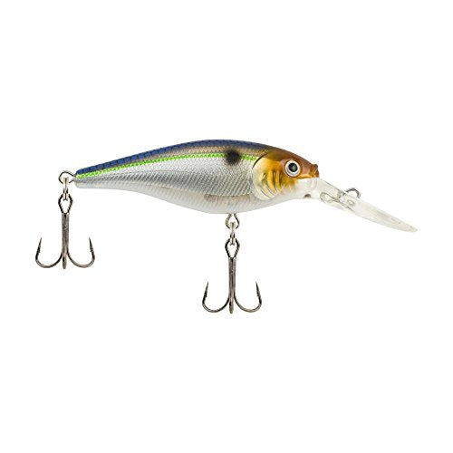 Berkley Flicker Shad Fishing Lure, Blue Smelt, 3/16 oz, 2in | 5cm Crankbaits, Size, Profile and Dive Depth Imitates Real Shad, Equipped with Fusion19 Hook - color: Blue Smelt, size: 2in - 3/16 oz