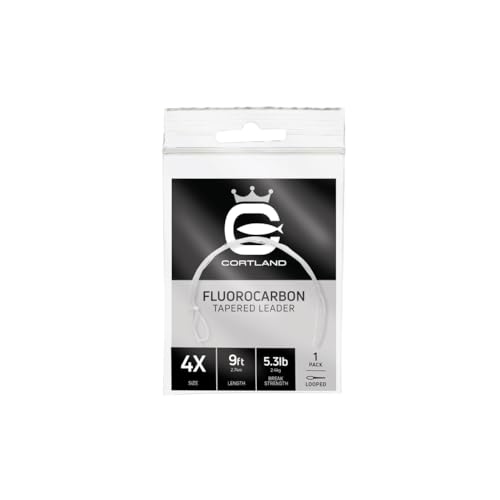 Cortland Fluorocarbon Tapered Leader - 1 Pack - size: 6X / 3.8LB