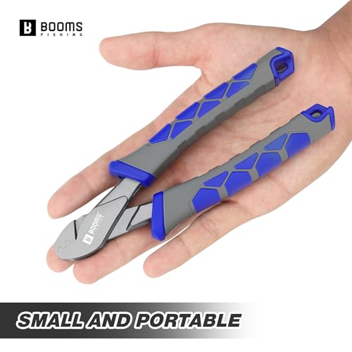 Booms Fishing Crimping Pliers Tool: 6.5in Crimper for Single Barrel - 300pcs Sleeves and Lanyard Included, XW41 - style: Crimper with 300pcs Sleeves
