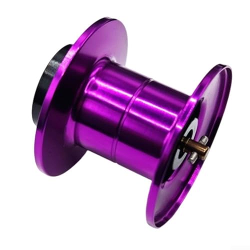 Baitcasting Reel Spool Replacement for Daiwa SV TW Ryoga, Deep Long Cast Aluminum Spool, Lightweight 8g Fishing Spool with Bearing - color: purple, size: semi-ceramic