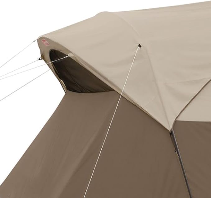 Coleman WeatherMaster 10-Person Tent with Rainfly & Room Divider, Spacious Weatherproof Family Tent with Carry Bag