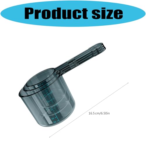 3Pcs Stackable Fishing Baits Mixing Cups Container Set Strong Construction for Safe in Any Styles Allurement Cups - color: Blue