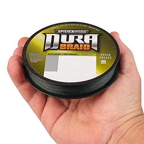 SpiderWire DuraBraid Braid Fishing Line - color: Moss Green, size: 20lb - 500yd