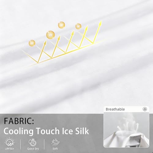 Summer Cooling Neck Gaiter UV 50+ Sun Protection Breathable Mesh Face Mask - color: 5pcs-gradient