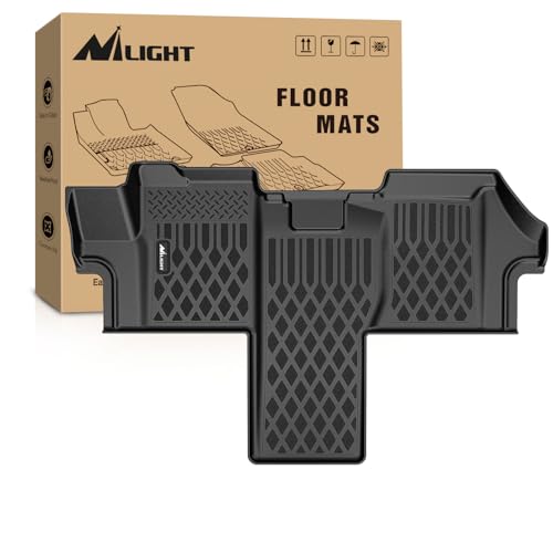 Nilight TPE Floor Mats for Dodge Ram Promaster 1500 2500 3500 2018 2019 2020 2021 2022 2023 2024 2025 All Weather Custom Fit Heavy Duty Floor Liners - color: 2018-2025 Ram Promaster