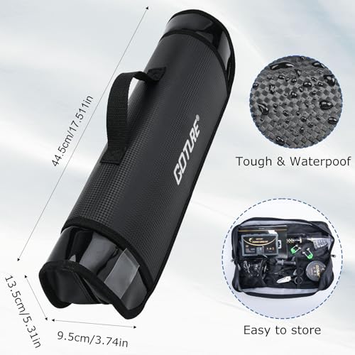 Goture Fishing Rod and Reel Combos,1.8M-2.7M Telescopic Fishing Pole Spinning Reel Line Lures Set with Carrier Bag,Telescopic Rod Kit for Starter Travel Saltwater Freshwater Gear Gift - color: A5:Fishing Pole Kit with Carrier Bag, size: 6 ft/1.8 m