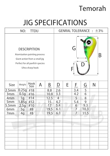 10 Pieces 3.0-6.0mm Teardrop Tungsten Ice Jig - color: TG04 Bronze Tiger Glow, size: TIJ02 4MM 10PCS