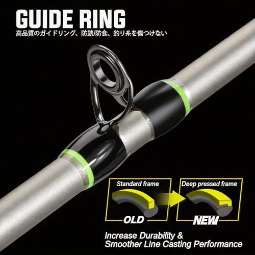 Sougayilang Baitcasting Combo – 8.0:1 Gear Ratio, 18LB Drag, 9+1 Bearings, IM7 Graphite 2-Piece M/MH Rod, EVA Handle, Camo Finish for Topwater Bass, Pike, Walleye - style: Cast-7'00''-right Handle-mh