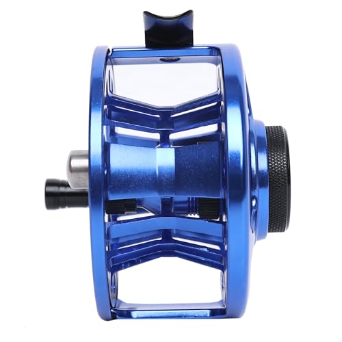 Raprance Fly Fishing Reel,CNC-Machined Aluminum Alloy Fly Reel Large Arbor Fly Reel, 3/4, 5/6, 7/8 wt Blue - size: 7/8wt