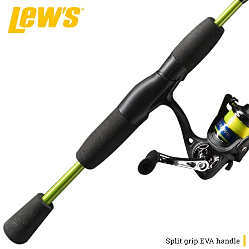 Lew's Crappie Thunder Spinning Reel and Fishing Rod Combo, 2-Piece IM6 Graphite Blank, Right or Left-Hand Retrieve - style: 5'6"