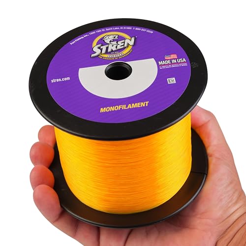 Stren Original Monofilament Fishing Line - color: Hi-Vis Gold, size: 2400 Yd, Pound Test 4, style: 4lb | 1.8kg