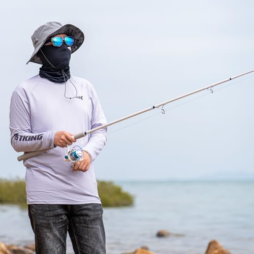 KastKing Centron Lite Travel Fishing Rods, Portable 4/5 Piece Spinning & Casting Rods, Extra Twin-Tip, IM6 Graphite Blanks, Stainless Steel Guides W/Ceramic Rings, Split or Full Rear EVA Handle - size: 7'0"- MH- MF(4 Pcs+ Extra Tip), style: Spinning