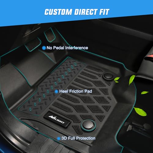 Nilight TPE Floor Mats for Land Rover Defender 110 2020 2021 2022 2023 2024 2025 All Weather Custom Fit Heavy Duty Floor Liners - color: 2020-2025 Land Rover Defender 110