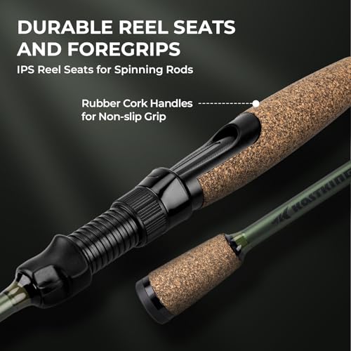 KastKing Spartacus II Twin-Tip Fishing Rod and Reel Combo, Spinning & Casting Combo, Fishing Poles and Reels Combo, KastFlex IM6 Graphite Blanks, 2-Piece Rods with Extra Tip - style: Spin-7'0'' Mh-3000 Reel (2 Pcs+ Extra Tip)