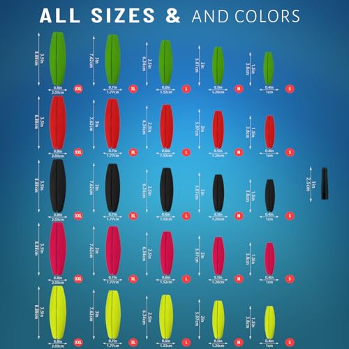 Narcissus Fishing Slotted Peg Float – Slip Bobbers for Fishing, Catfishing Tackle, Fishing Bobbers for Bass, Santee Rig, Easy Line Insertion, No Threading - color: 9pcs-3in