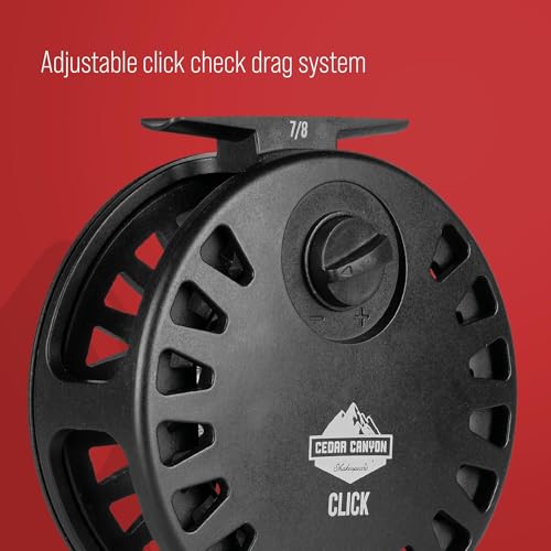 Shakesepeare Cedar Canyon Click Fly Reel - size: 5/6