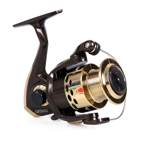 Spinning Fishing Reel for Freshwater Saltwater Fishing, Anti-Reverse with Front-Adjustable Drag - style: Gf3000 ( 3 Ball Bearings)