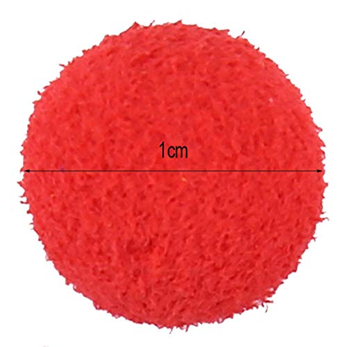 30Pcs Lot Carp Fishing 10/12mm Foam Pop Up Soft Pellets Baits Floating Lure High Buoyancy Prevent Sinking Suitable Big Fish - color: Red strawberry flavor 10MM
