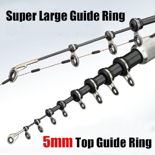 Portable Telescopic Fishing Rod – 9/12/15/18/20ft Carbon Spinning Rod, Ultralight for Small to Medium Fish, Lure 0.2-1.5oz, Ideal for Travel, Trout & Carp - size: 2.7M/9Ft