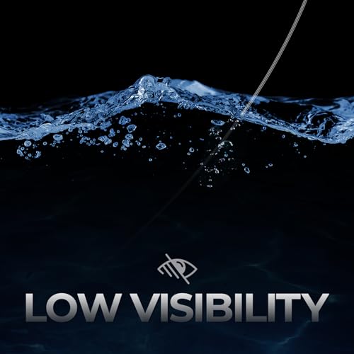 KastKing Fluorokote 100% Fluorocarbon Coated Fishing Line, Fluorocarbon Leader, Extreme Clarity,Fast Sinking,Shock Resistant, High Abrasion Resistance - size: 8LB(300Yard)