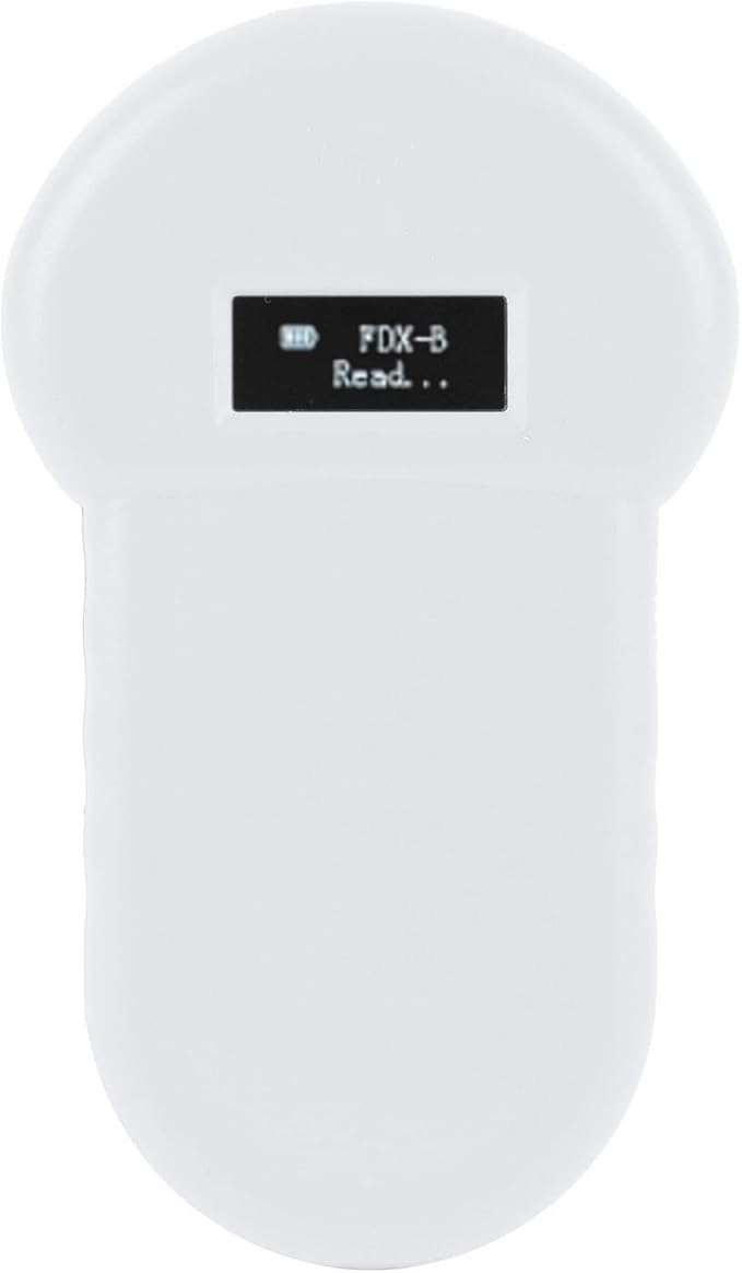 Pet Microchip Reader, Advanced Scanner with USB Charging and Clear LCD Display, Compatible with ISO11784 85 FDX B for Dogs Cats Pigs Animals