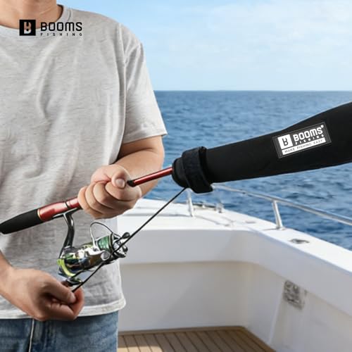 Booms Fishing Neoprene Rod Sleeve: Fishing Pole Sleeve - Protective Rod Socks with Hanging Loop & Adjustable Lanyard - RS8/9 Floating Pole Covers for Casting/Trolling, Spinning, Fly Rods - size: 60", style: Casting/Trolling