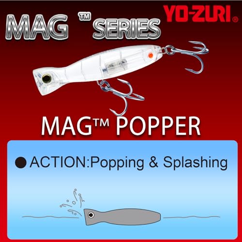 Duel Yo Zuri R 1371 Mag Popper ' F 160 Mm 6 1 4 - color: Green mackerel