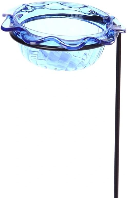 Birds Choice BBPS Bluebird Plant Stick, Hanging Feeders, 3 Ounces, Blue