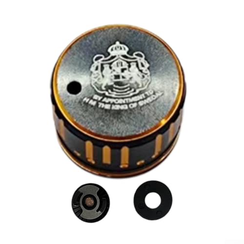 Spool Tension Mechanical Brake Knob for ABU-3/3.5/4/P5 Series, Spool Mechanical Aluminum Alloy Brake Knob with internal sound baitcast reel, Fish Reel Fishing Supplies(black gold) - color: black gold