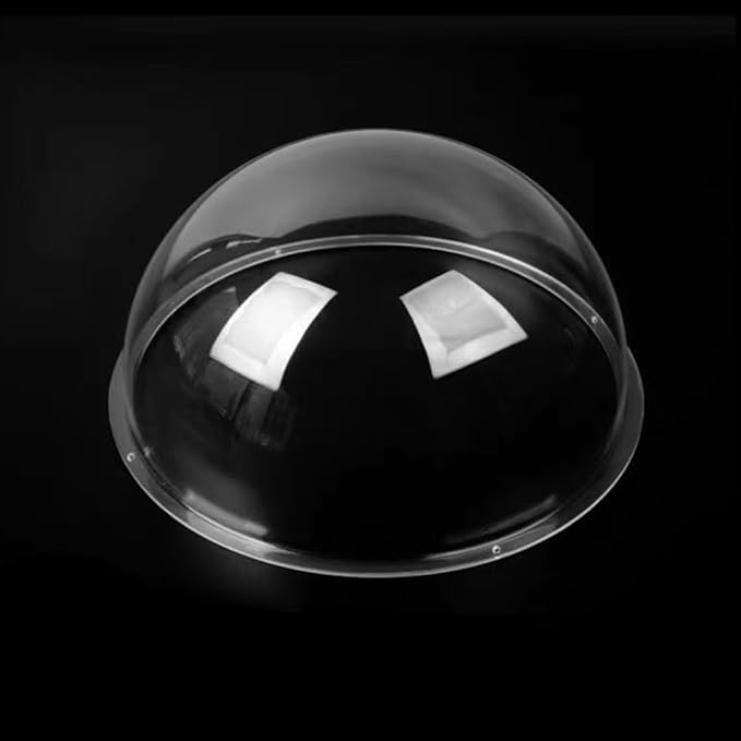 LOTOWELZON 2inch Acrylic Replacement Transparent Clear Camera Dome Cover Security Camera Housing Pet Dog Fence Window Skylight Window (ID50mm*H27mm/2 * 1in)