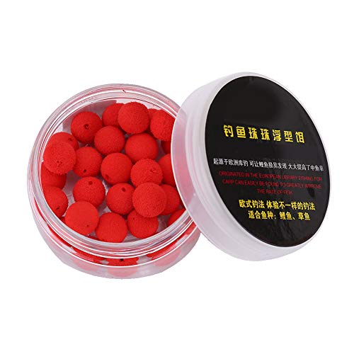 30Pcs Lot Carp Fishing 10/12mm Foam Pop Up Soft Pellets Baits Floating Lure High Buoyancy Prevent Sinking Suitable Big Fish - color: Red strawberry flavor 10MM
