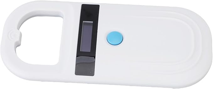 Handheld Microchip Scanner for Pets, Rechargeable Bluetooth Animal Chip Reader with 1000 Record Storage, Supports EMID & FDXB, High Brightness OLED Display (Style 1)
