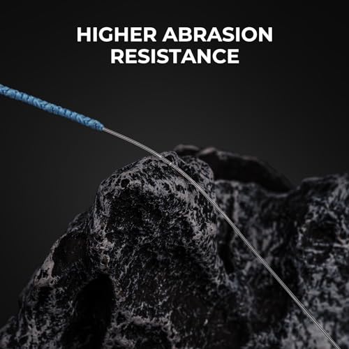 KastKing Fluorokote 100% Fluorocarbon Coated Fishing Line, Fluorocarbon Leader, Extreme Clarity,Fast Sinking,Shock Resistant, High Abrasion Resistance - size: 4LB(150Yard)