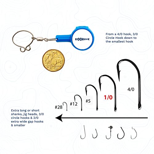 HOOK-EZE Fishing Knot Tying Tool | Protect from Fish Hooks | Tie Fishing Knots Easily | Cool Gadgets for Fishermen | Ice Fly Fishing | Fishing Accessories for Beginner Anglers | Nail Knot Tool - color: Green, style: Standard