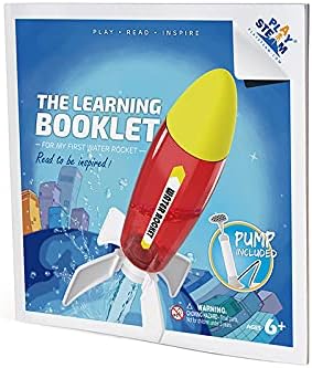 PLAYSTEM Water Rocket Launcher for Kids（50 Meters） - DIY Science Stem Toys - Xmas Gift for Boys & Girls