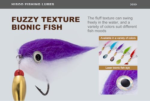 Pike Musky Walleye Fishing Lure Spinnerbait with Feathered Hooks Rooster Tail Fishing Lures Spoon Lures Baits with Tackle Box - color: Style B-Red